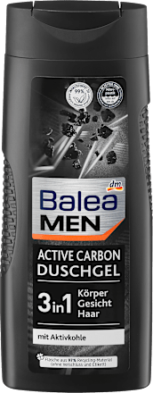 Balea MENDuschgel Active Carbon, 300 ml