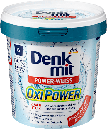 DenkmitFleckenentferner Pulver Oxi Power Weiß, 750 g