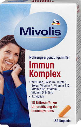 MivolisImmun Komplex Kapseln 32 St., 17 gNahrungsergänzungsmittel