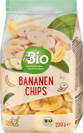 dmBioTrockenfrüchte, Bananenchips, 200 g