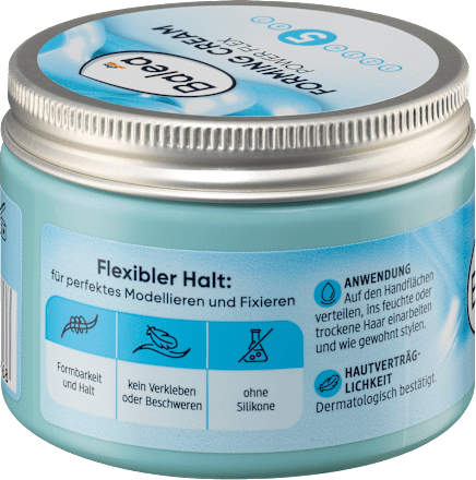 Balea Power Flex Styling Creme – 150 Ml, Für Normales Haar, Flexibler Halt Ohne Klebrigkeit