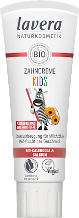 laveraZahnpasta Kinder, 0 bis 6 Jahre, fluoridfrei, 75 ml