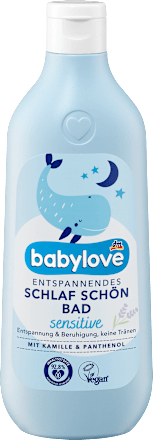 babyloveBaby Badezusatz Entspannendes Schlaf schön Bad sensitive, 500 ml