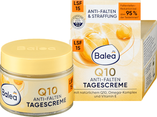 BaleaAnti Falten Gesichtscreme Q10 LSF 15, 50 ml