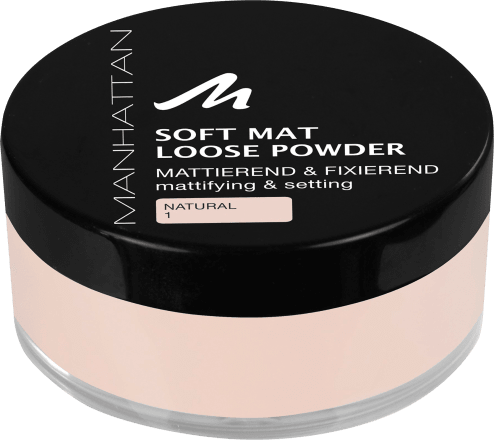MANHATTAN CosmeticsLoses Puder Soft Mat Natural 1, 20 g