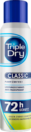 Triple DryAntitranspirant Deospray bis zu 72h, 150 ml