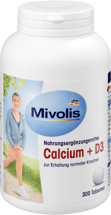 MivolisCalcium + D3 Tabletten, 300 St., 270 gNahrungsergänzungsmittel