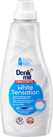 DenkmitFeinwaschmittel White Sensation, 40 Wl