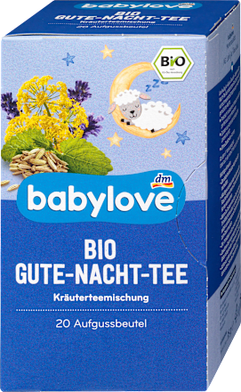 babyloveBabytee Bio Gute Nacht Tee (20 Beutel), 35 g