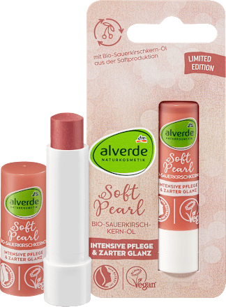 alverde NATURKOSMETIKLippenpflege Soft Pearl, 4,8 g