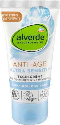 alverde NATURKOSMETIK Anti Age Gesichtscreme ultra sensitiv, 50 ml ...