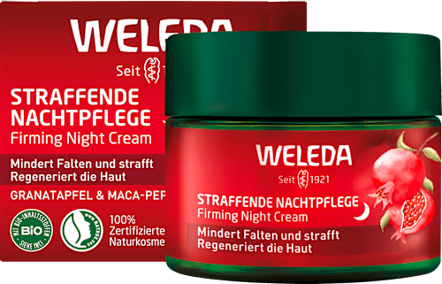 WeledaNachtcreme straffend Granatapfel & Maca-Peptide, 40 ml