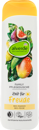 alverde NATURKOSMETIKFamily Duschgel Bio-Mango Bio-Feige, 300 ml