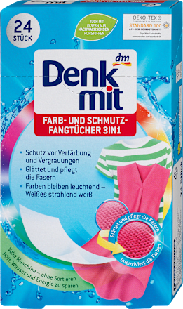 Denkmit3in1 Farb- und Schmutzfangtücher, 24 St