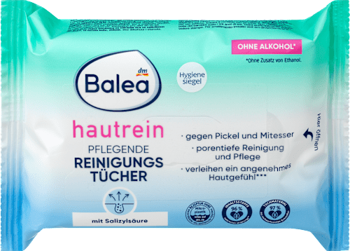 BaleaPflegende Reinigungstücher Hautrein, 25 St