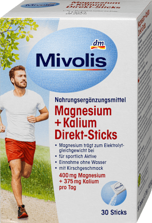 MivolisMagnesium + Kalium Direkt-Sticks 30 St, 112,5 gNahrungsergänzungsmittel