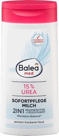 Balea medmed 2in1 Sofortpflegemilch 15% Urea, 250 ml