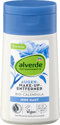 alverde NATURKOSMETIKAugen-Make-up-Entferner Bio-Calendula, 100 ml