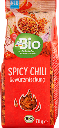 dmBioGewürzmischung, Spicy Chili, 70 g