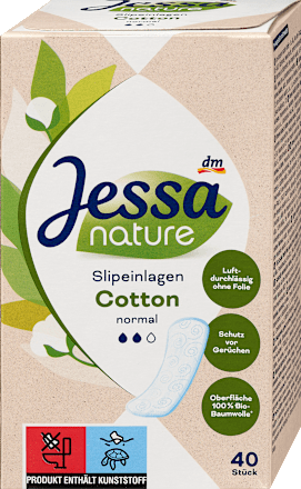 JessaSlipeinlagen Cotton Normal nature, 40 St