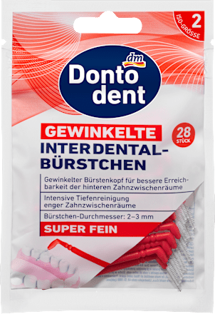 DontodentDontodent Interdentalbürsten gewinkelt rot 0,4 mm ISO 2, 28 St, 28 St