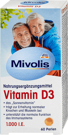 MivolisVitamin D3 Perlen 1000 I.E. 60 St, 60 StNahrungsergänzungsmittel