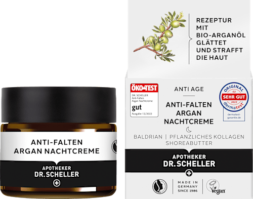 Dr. SchellerAnti Falten Nachtcreme Argan, 50 ml