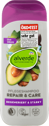 alverde NATURKOSMETIKShampoo Repair Bio-Avocado, Bio-Sheabutter, 200 ml