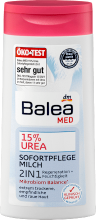 Balea medKörpermilch 15% Urea 2in1, 250 ml