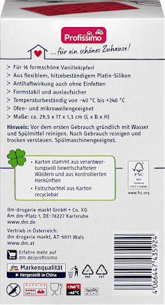 2 Vanillekipferl Backformen Aus Silikon - 18 Mulden Für Kekse & Pralinen