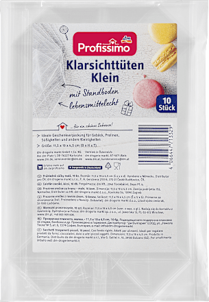 ProfissimoKlarsichttüten klein, 10 St