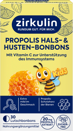 ZirkulinPropolis Hals- & Husten-Bonbons Kids 30 St, 45 gNahrungsergänzungsmittel