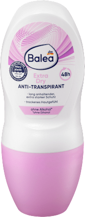 BaleaAntitranspirant Deo Roll-on Extra Dry, 50 ml