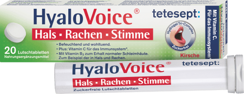 teteseptLutschtabletten HyaloVoice Hals Rachen Stimme 20 St, 20 gNahrungsergänzungsmittel