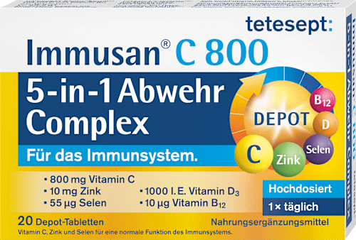 teteseptImmusan C Complex Tabletten 20 St., 25,2 gNahrungsergänzungsmittel