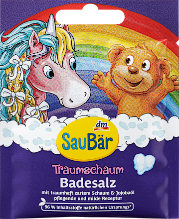 SauBärKinder Badezusatz Traumschaum Badesalz, 30 g