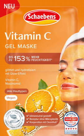 SchaebensGesichtsgelmaske Vitamin C (2x5 ml), 10 ml