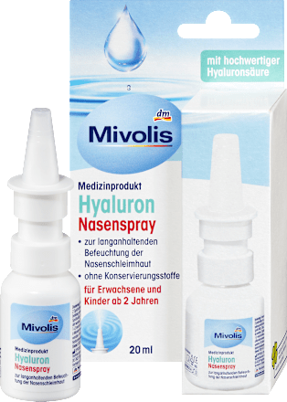 MivolisHyaluron Nasenspray, 20 mlMedizinprodukt