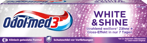 Odol med 3Zahnpasta White & Shine, 75 ml