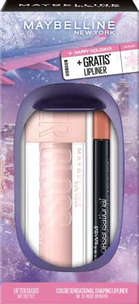 Maybelline New YorkLipglossset Lifter Gloss & gratis Lipliner Color, 1 St