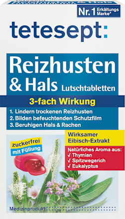teteseptReizhusten & Hals Lutschtabletten, 20 StMedizinprodukt