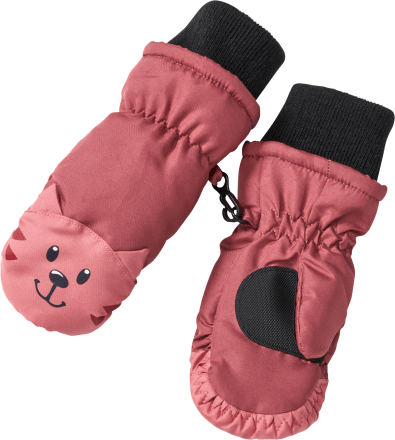 PUSBLUThermohandschuhe mit Katzen-Motiv, rosa, Gr. 2, 1 St