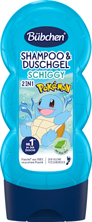 BübchenKinder Shampoo & Duschgel  2in1 Schiggy Pokémon, 230 ml