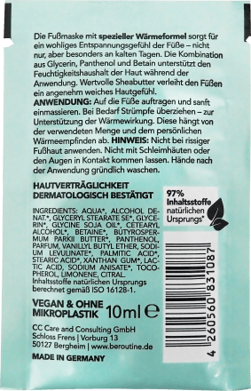 Wärmende fußmaske Clearance