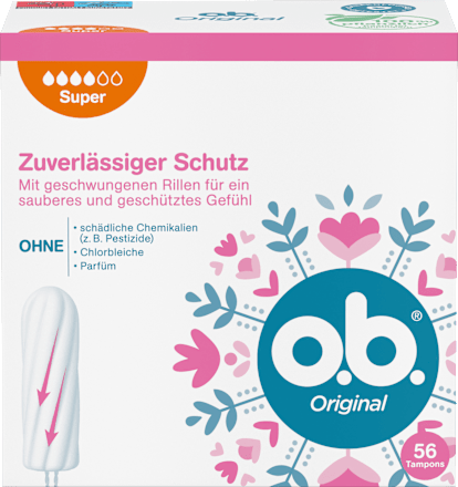 o.b.Tampons Original Super, 56 St