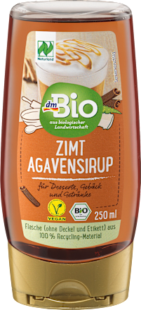 dmBioAgavensirup Zimt, vegan, 250 ml