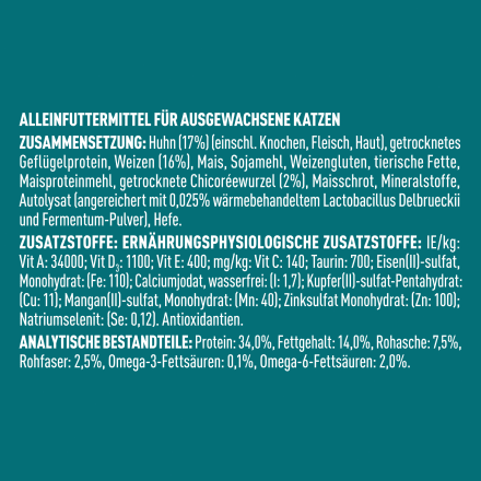 PURINA ONE Trockenfutter Katze mit Huhn Vollkorn Getreide Adult 2 8 kg dauerhaft gunstig online kaufen dm