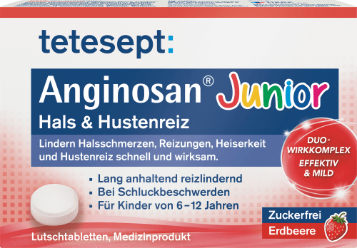teteseptAnginosan Junior Halstabletten zuckerfrei, 20 StMedizinprodukt
