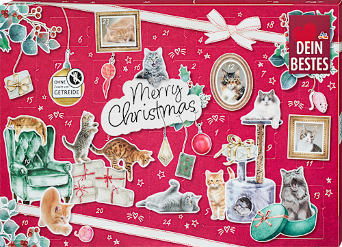 Dein BestesAdventskalender 2024 - 24 leckere Katzensnacks, 1 StErgänzungsfuttermittel