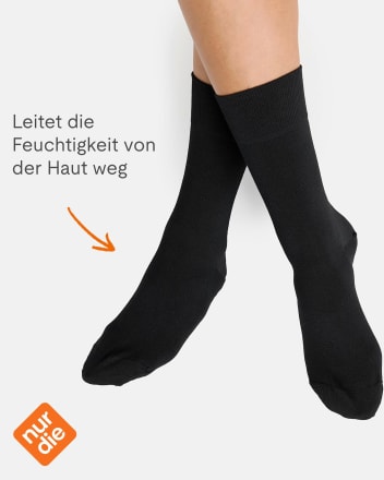 Socken Thermo Bambus schwarz Gr. 39-42, 1 St